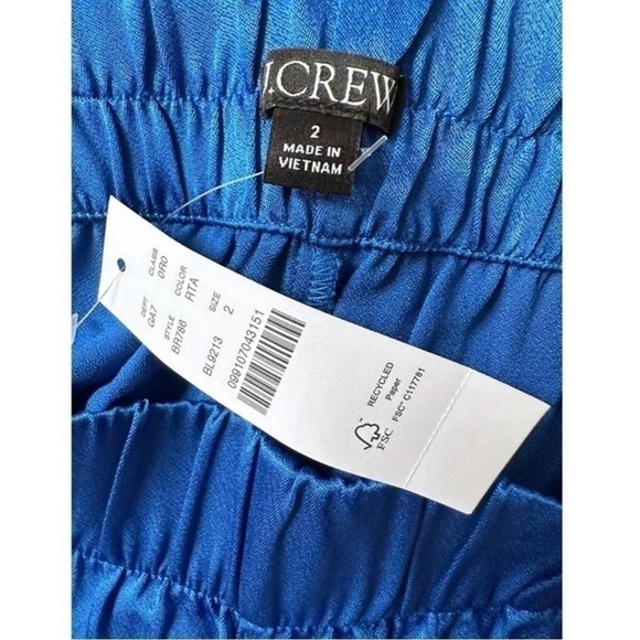 J.Crew Astrid Wide-Leg Luster Crepe Pant - Picture 5 of 6